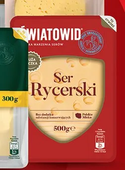 Ser Rycerski w plastrach Światowid promocja w Biedronka