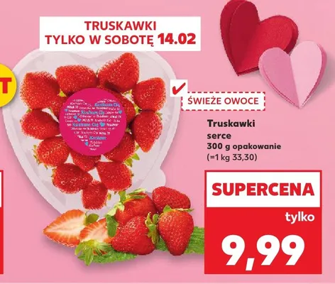 Truskawki serce promocja w Kaufland
