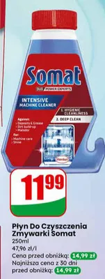 Płyn do czyszczenia zmywarki promocja w Dino