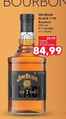 Bourbon Jim Beam Black 7 YO promocja w Kaufland