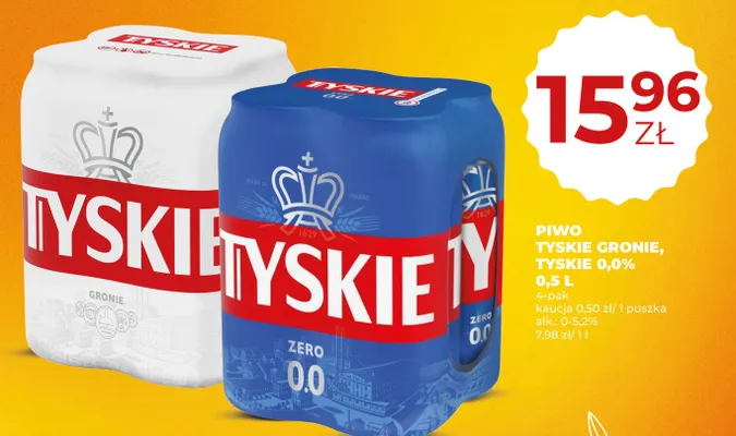 Piwo Tyskie Gronie promocja w Duży Ben
