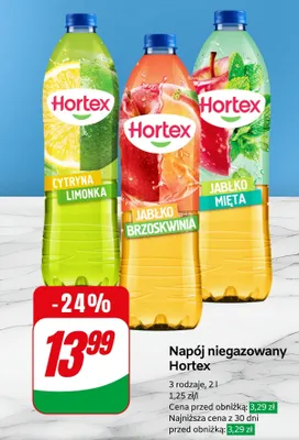 Napój niegazowany Cytryna Limonka promocja w Dino