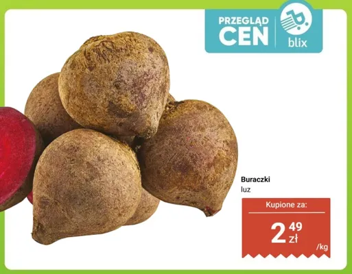 Buraczki luz promocja w Dino