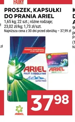 Kapsułki do prania Ariel promocja w Stokrotka
