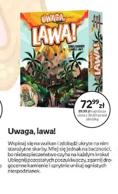 Gra planszowa Uwaga, lawa! promocja w Empik
