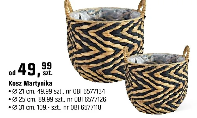 Kosz Martynika 21cm promocja w OBI