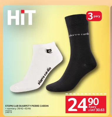 Stopki Pierre Cardin promocja w Selgros