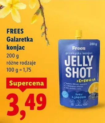 Galaretka konjac różne rodzaje promocja w Lidl