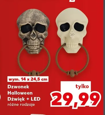 Dzwonek Halloween dźwięk + LED promocja w Kaufland