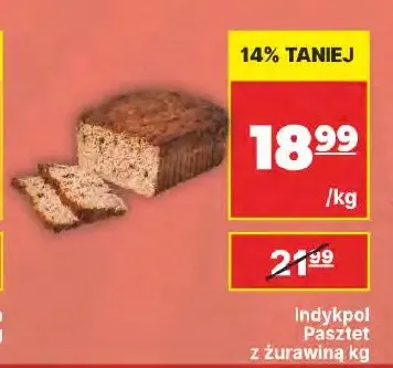 Pasztet z żurawiną Indykpol promocja w API Market
