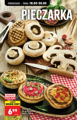 Pieczarki do grillowania promocja w Biedronka