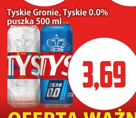 Piwo bezalkoholowe Tyskie promocja w Kupiec