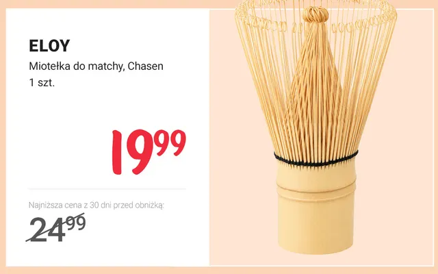 Miotełka do matchy Chasen Eloy promocja w Rossmann