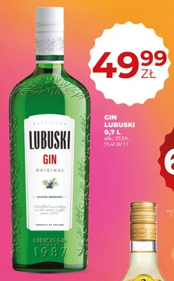 Gin Lubuski Original promocja w Duży Ben