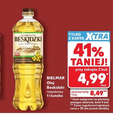 Olej rzepakowy Beskidzki Bielmar promocja w Kaufland