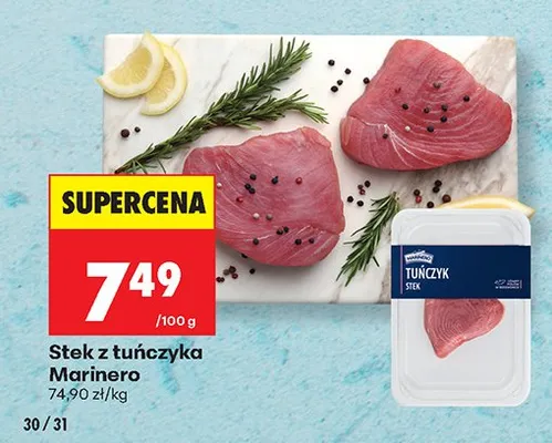 Stek z tuńczyka promocja w Biedronka
