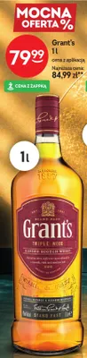 Whisky Grant's Triple Wood promocja w Żabka