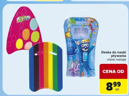 Deska do nauki pływania promocja w Carrefour
