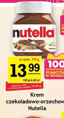 Krem czekoladowo-orzechowy Nutella promocja w Gram Market