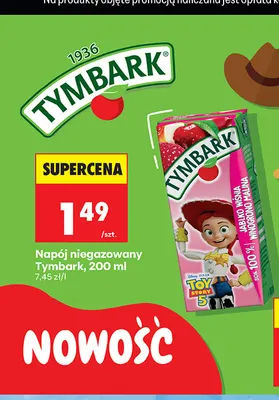 Napój niegazowany Tymbark promocja w Biedronka
