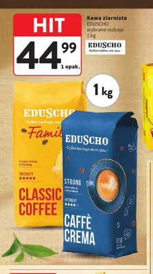 Kawa ziarnista Eduscho Classic Coffee promocja w Intermarche