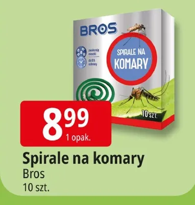 Spirale na komary Bros promocja w Leclerc