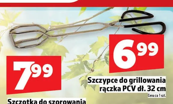 Szczypce do grillowania rączka PCV dł. 32cm promocja w TOPAZ