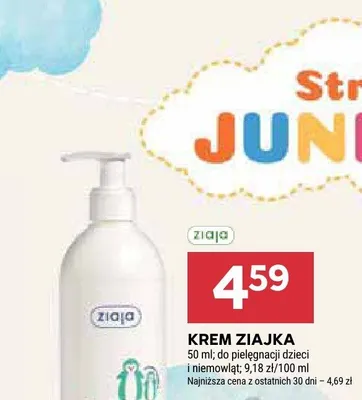 Krem do pielęgnacji dzieci i niemowląt promocja w Stokrotka