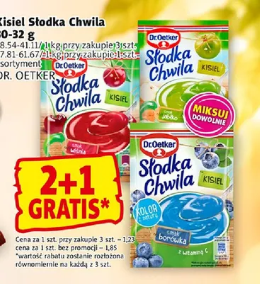 Kisiel Słodka Chwila jabłkowy Dr. Oetker promocja w Prim Market