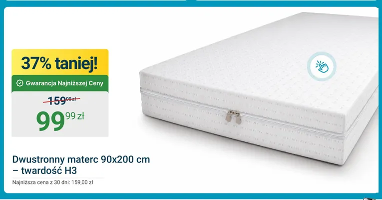 Dwustronny materac promocja w ERLI