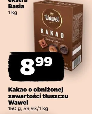 Kakao o obniżonej zawartości tłuszczu promocja w Netto