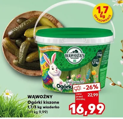 Ogórki kiszone promocja w Kaufland