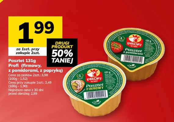 Pasztet z Biedronki firmowy z pomidorami z papryką promocja w Hitpol