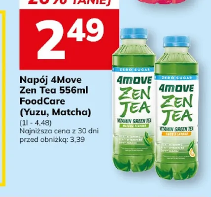 Napój 4Move Zen Tea Yuzu promocja w Hitpol