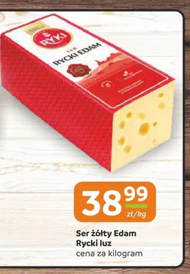 Ser żółty Edam Ryki luz promocja w Gama