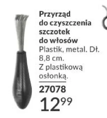 Przyrząd do czyszczenia szczotek do włosów promocja w AVON