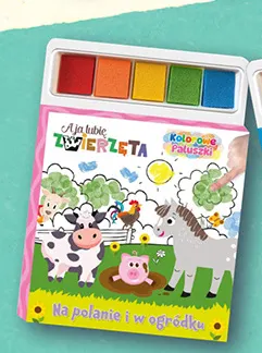 Książka Kolorowe Paluszki A ja lubię zwierzęta promocja w Biedronka