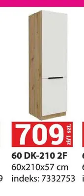 Szafka kuchenna Aria 60 DK-210 2F promocja w Merkury Market