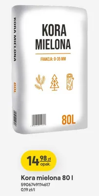 Kora mielona 80l promocja w Castorama