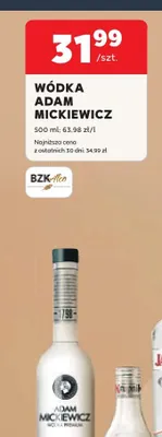Wódka Adam Mickiewicz promocja w Stokrotka