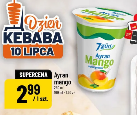 Ayran mango 7gün promocja w POLOmarket