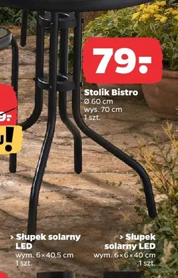 Słupek solarny LED promocja w Netto