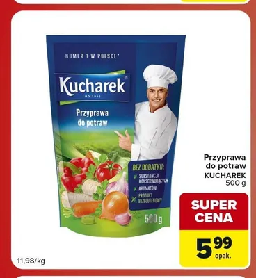 Przyprawa do potraw Kucharek promocja w Carrefour Market