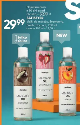 Olej do masażu Satisfyer Coconut promocja w Super-Pharm