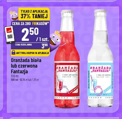 Oranżada czerwona Fantazja promocja w POLOmarket