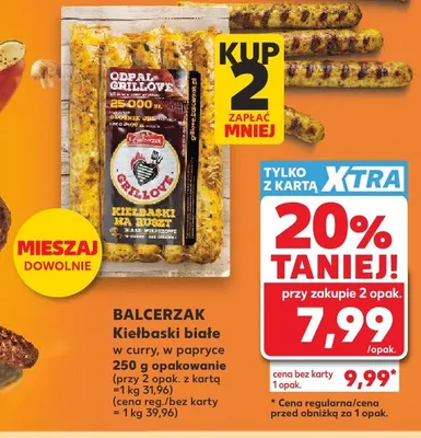 Kiełbaski białe BALCERZAK promocja w Kaufland