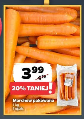 Marchew pakowana promocja w Netto