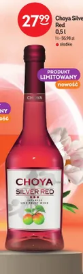 Wino Choya Silver Red słodkie promocja w Żabka