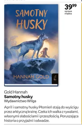 Książka Samotny husky Hannah Gold promocja w Empik