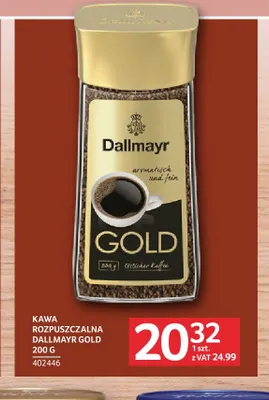 Kawa rozpuszczalna Dallmayr Gold promocja w Selgros